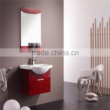 Modern design bathroom furniture bathroom vanity cabinet with ceramic basin