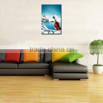 Home Decorative Popular Art Musical Instrument Oil Painting