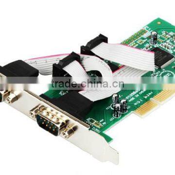 2 Port RS232 RS-232 Serial Port COM DB9 to PCI Card Adapter Converter MCS 9865 Serial industry