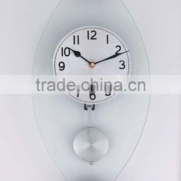 Glass Pendulum Wall Clock YZ-9804