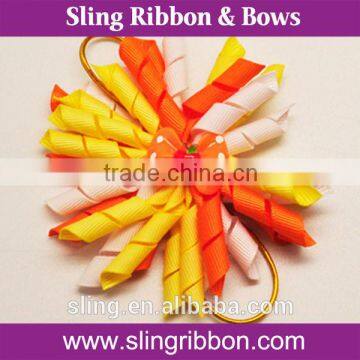 Wholesale Korker Ribbon Bow With Elastic Loop