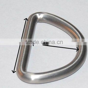 Hot sell titanium casting titanium Dee hook with anti corrosion for bag etc