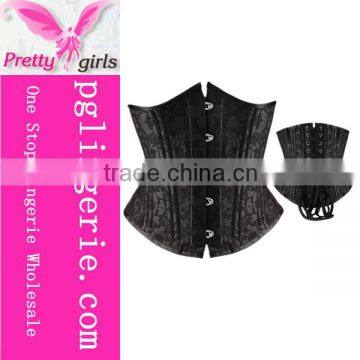 China wholesale lace up corset and floral waist training corsets