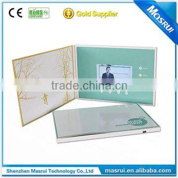 4.3 Inch LCD Screen Video Invication Card /Digital Business Card / Video Wedding Invitation Card