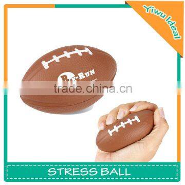 Custom Logo Squeeze Foam Mini Rugby PU Stress Ball