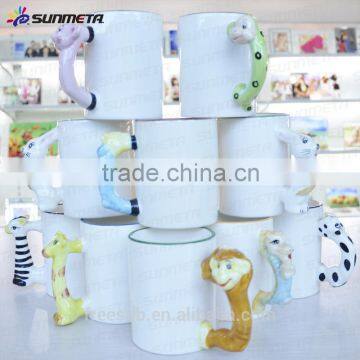 Top Quality 11oz Animal Shaped Ceramic Mug Sublimation