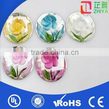 Wholesale fashion glass crystal lotus flower