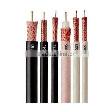 RG Series Standard shielding Coaxial cable(RG58 ,RG59 Cable,RG6 Cable with messenger)