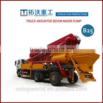 Brand New Truck-mounted Mixing Boom Pump TWBQ B25