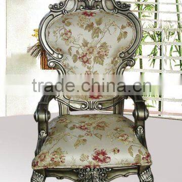 High Class With Good Quality Living Room Classical Fabric Chair photo-2