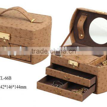 Promotional custom jewelry box packaging wholesale with mirror