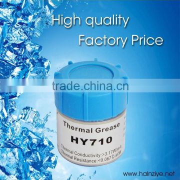 HY710 silver silicone thermal compound thermal paste for cpu cooler and led lights