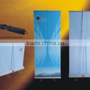 the base can open, aluminium roll up screen