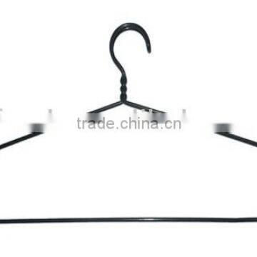 Small metal colourful wire cheap kids clothes hangers with clamps PF-E659