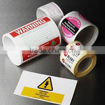 Customized different shape pvc sticker