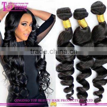 Cheap remy unprocessed 100% virgin malaysian human hair extension