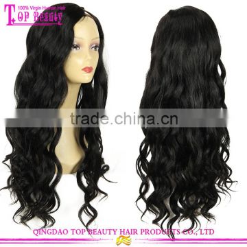 New product 7A grade human hair u part wig unprocessed cheap u part wigs for sale