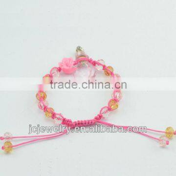 fashion cotton rope bracelets friendship braided bracelet hand knitted strap jewelery hook and loop wrist bracelet