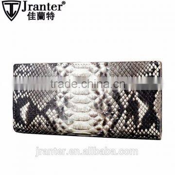 2016 Fashionable Python Snakeskin Wallets For Lady, Handmade Long wallet women genuine leather