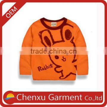 100% organic cotton kids long sleeve tshirt wholesale custom t shirt for children long t shirt loose