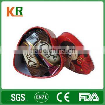 Heart Shape Chocolate gift metal candy jar