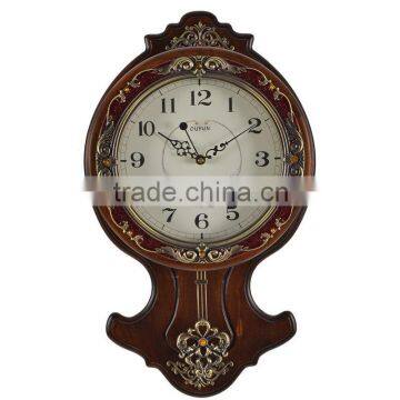 Home Decor Wood Antique Pendulum Wall Clock