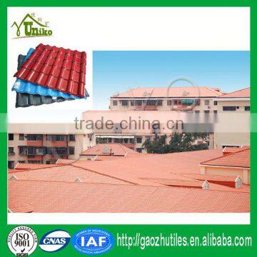 Bamboo style ASA coated synthetic resin roof tile