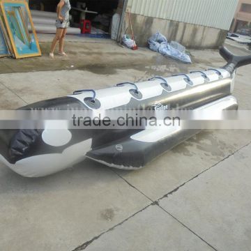 cheap 6 seats Banana Boat strong Rubber PVC Boat,Inflatable Water Banana Tube for sale