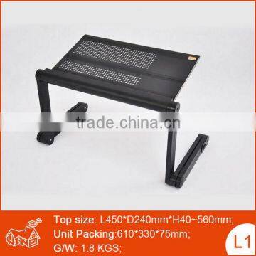 New design and hot sale portable folding laptop table stand desk bed sofa