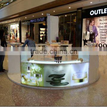 Shopping Mall Modern Wooden Cosmetics Shop Display photo-2