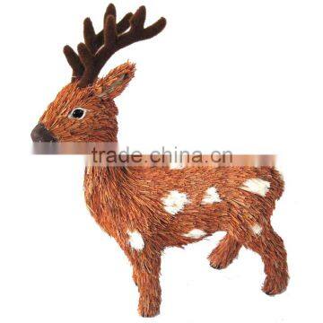 artificial brown DEER christmas ornament DECORATION