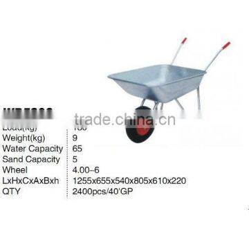 Galvanized tray wheel barrow, WB5206 wheelbarrow