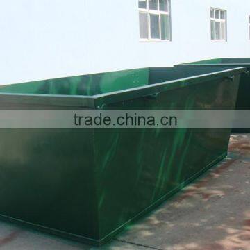 Skip bin with powder coating / steel tipping bin