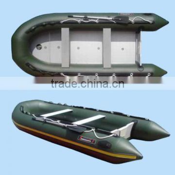 Aluminum floor boat