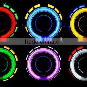 AES Hid Bixenon Halo Projector Headlights Car Projector Lens G1 35W H4