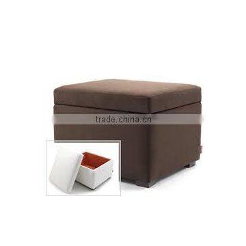 fabric storage ottoman