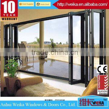 New design fashion low pricealuminum glass folding door