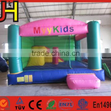 Factory price inflatable bouncers with inside slide and obstacle