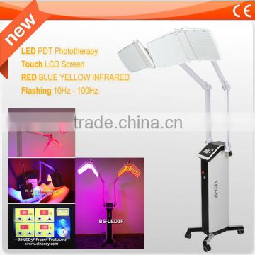 Red Blue Yellow Light Equipment Led Phototherapy System for Skin Care