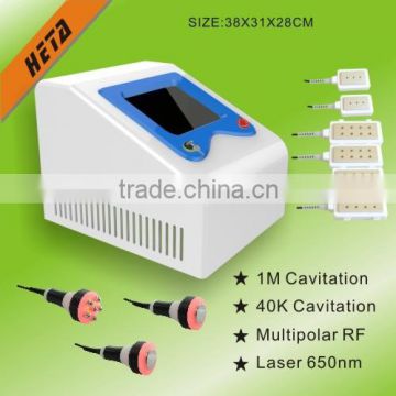 Guangzhou HETA Beauty Equipment supplier RF cavitation laser slimming beauty salon equipment for sale