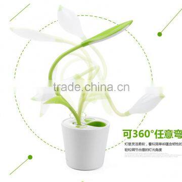 Modern Sapling Pen - Holder Desk Light Lithium Battery Led Table Lamps With Touch Dimmer photo-3