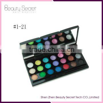 Custom logo 21 Color Makeup Eyeshadow Palette for Cosmetic Use