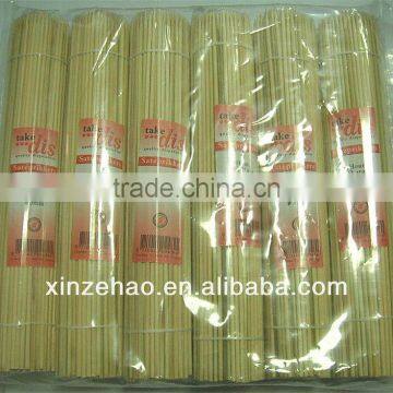 one time use flat bamboo pick skewer stick