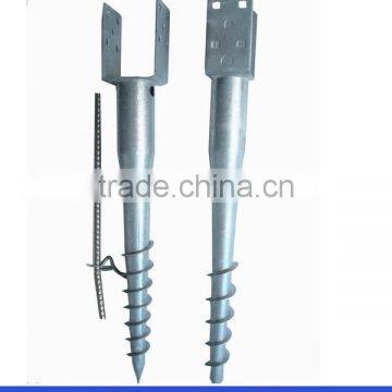 Hot Dipped Galvanized High Quality Screw Pole Anchor