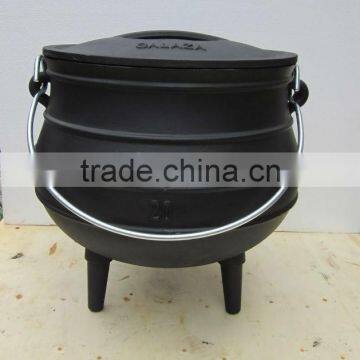cast iron potjie pot