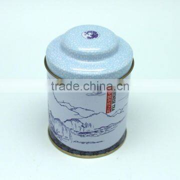 Guangdong Round tea tin box tea tin can wholesale