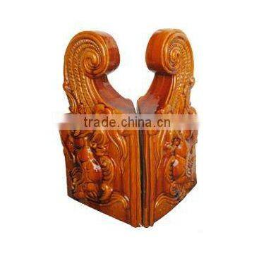 Chinese dragon oriental Chinese roof shingles for roof ridge decoration