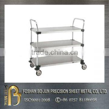 Three shelf fast food service cart china alibaba