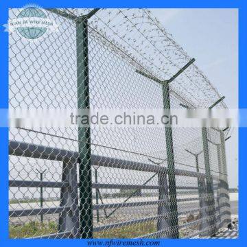 Barbed Wire Airport Welded Safety Fence (Guangzhou Manufacturer)