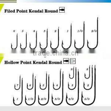 Filed Point Kendal Round high quality fishing hooks